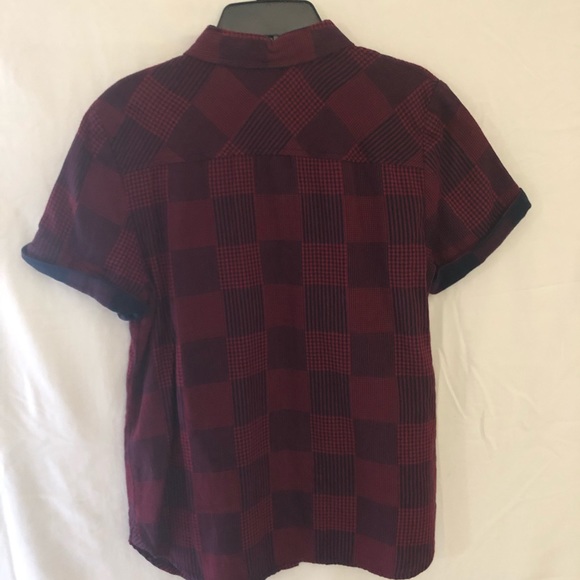 Tommy Hilfiger Red/Navy camp shirt - Picture 6 of 7